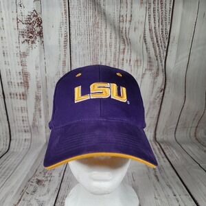 Vintage LSU Tigers Hat Strapback Dad Baseball Cap Officially Licensed Louisiana